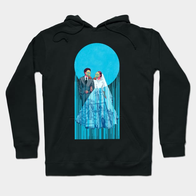 The mask couple Hoodie by Tee Architect